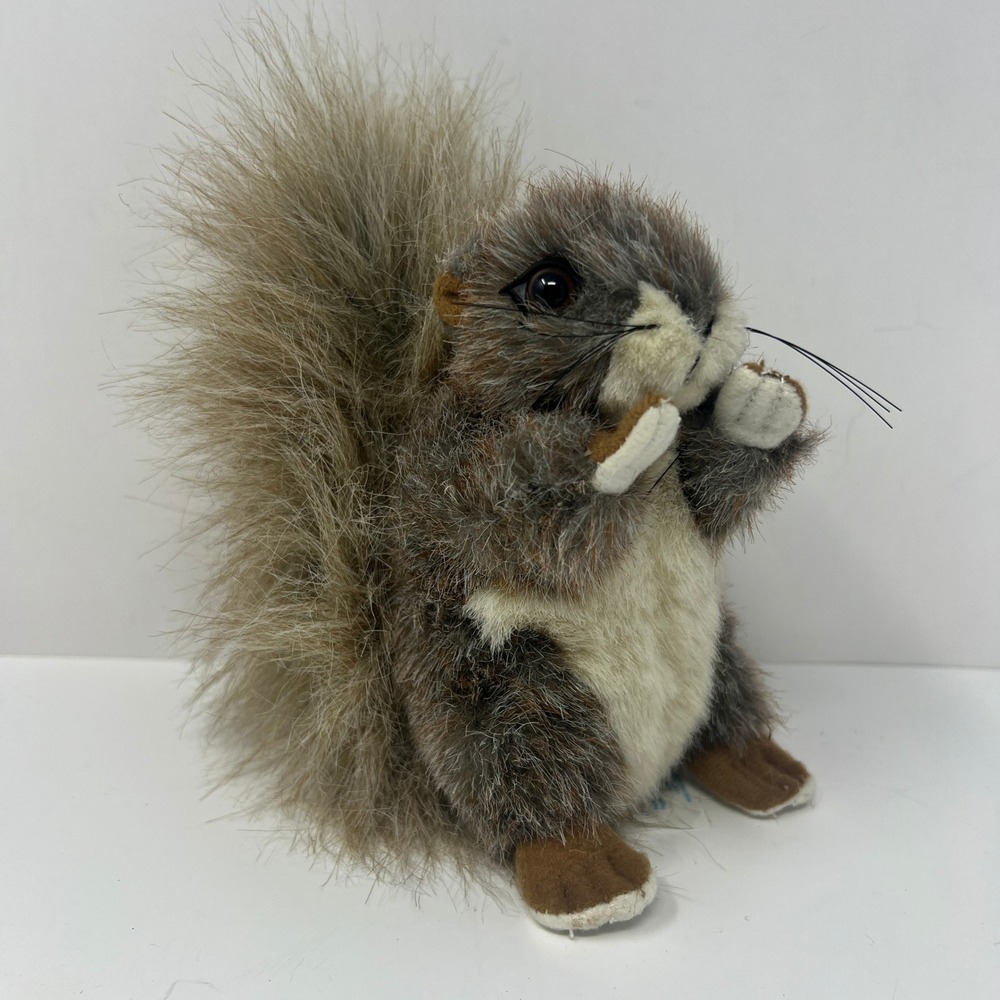 Smithsonians Backyard Squirrel Plush 5" Realistic Lifelike Wildlife Stuffed Toy